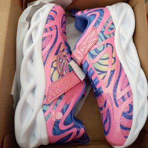 Sketchers Lights Pink and Blue girls size 1